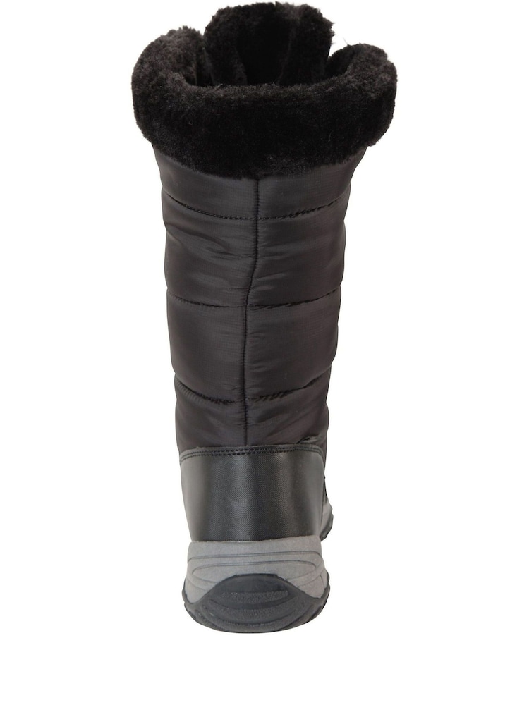 Botas de senderismo de mujer para la nieve con caña alta y diseño de copos de nieve de Mountain Warehouse - Imagen 5 de 5