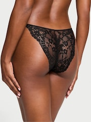 Victoria's Secret Black Bikini Lace Knickers - Image 2 of 3