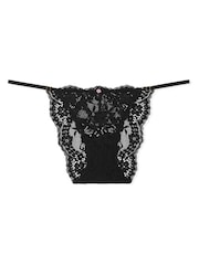 Victoria's Secret Black Bikini Lace Knickers - Image 3 of 3