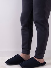 Just Sheepskin Blue Mens Donmar Slippers - Image 1 of 5