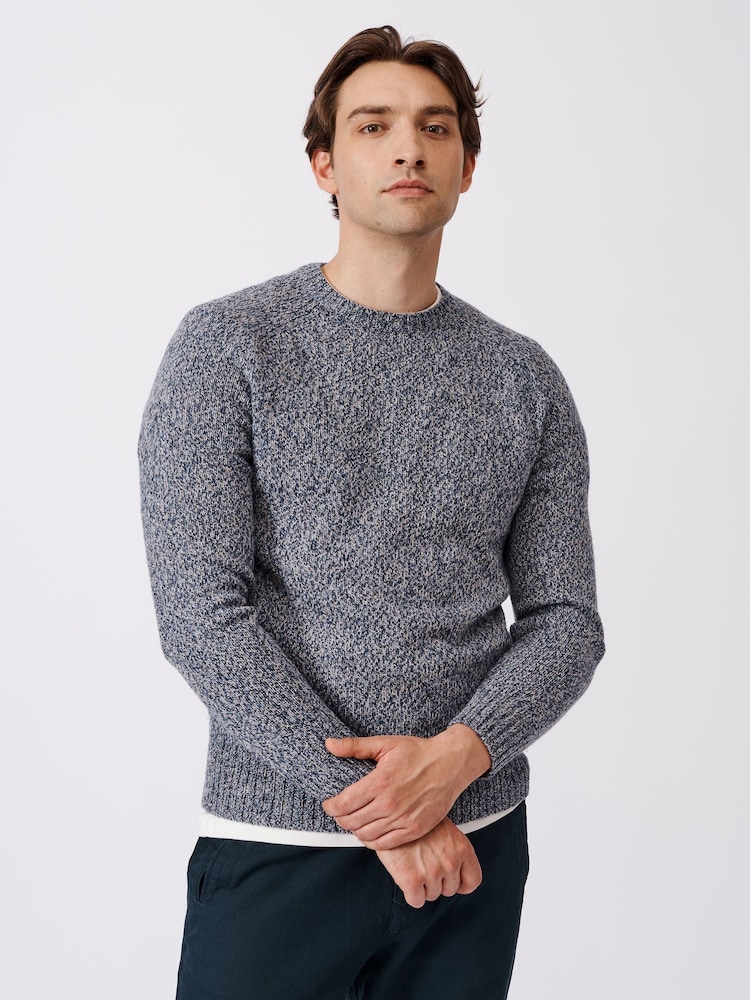 Aubin Riply Twist Crew Neck Jumper - Image 1 of 7 Aubin Riply Twist Crew Neck Jumper - Image 1 of 7