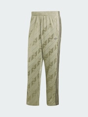 adidas Originals Green Monogram Firebird Trousers - Image 5 of 5
