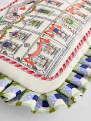Cath Kidston Christmas Frill Wristlet Pouch - Image 4 of 5
