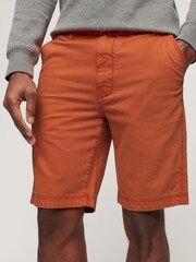 Superdry Orange Officer Chino Shorts - Image 1 of 4