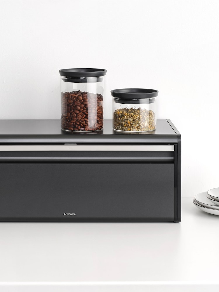 Brabantia Confident Grey Fall Front Bread Bin - Image 6 of 6