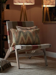 Voyage Maison Red Ballari Geometric Boho Chair - Image 1 of 5