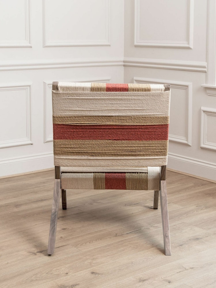 Voyage Maison Red Ballari Geometric Boho Chair - Image 5 of 5