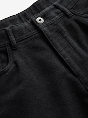 Charcoal Grey Straight Fit Nova Fides Italian Cotton Moleskin Chinos - Image 8 of 11
