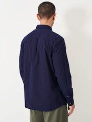 Crew Clothing Classic Fit Garment Dyed Oxford 100% Cotton Shirt - Image 2 of 5