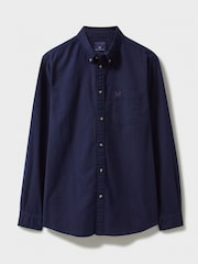 Crew Clothing Classic Fit Garment Dyed Oxford 100% Cotton Shirt - Image 5 of 5