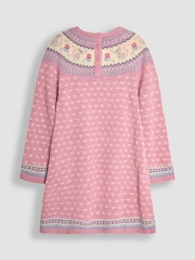 JoJo Maman Bébé Pink Mouse Knitted Dress - Image 2 of 3