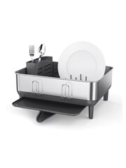 simplehuman Compact Brushed Steel Frame Dishrack - Image 2 of 4