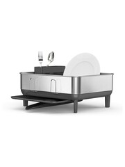 simplehuman Compact Brushed Steel Frame Dishrack - Image 3 of 4
