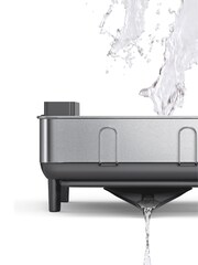 simplehuman Compact Brushed Steel Frame Dishrack - Image 4 of 4