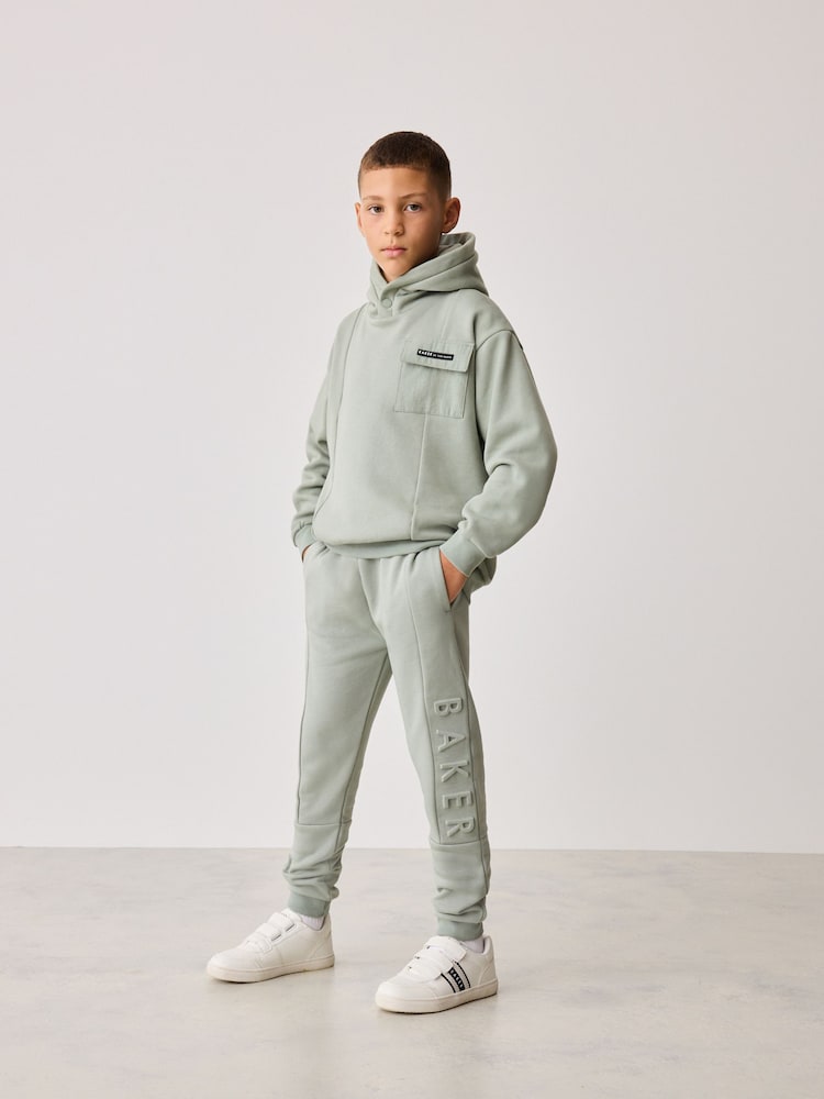Baker by Ted Baker Sage Green Hoodie and Jogger Set - Image 1 of 9