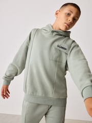 Baker by Ted Baker Sage Green Hoodie and Jogger Set - Image 7 of 9