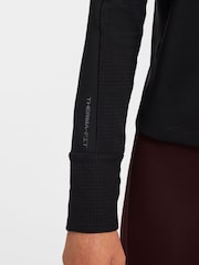 Nike Black Pro Therma-FIT Long-Sleeve Half Zip Training Top - Image 7 of 9