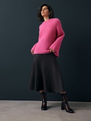 Pink Premium Alpaca Blend Soft Touch Knitted Jumper - Image 2 of 9