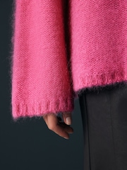 Pink Premium Alpaca Blend Soft Touch Knitted Jumper - Image 6 of 9