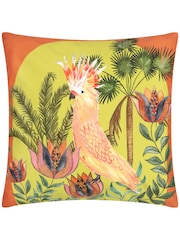 Wylder Multicolour Cockatoo Tropical Outdoor Cushion - Image 1 of 3