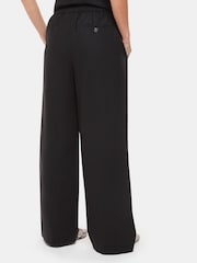 Whistles Black Petite Linen Blend Lindsey Trousers - Image 2 of 5