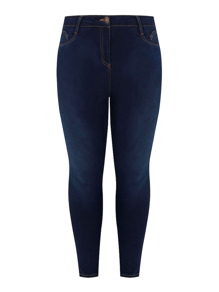 Blau - Yours Curve Ava Skinny Stretch-Jeans - Bild 5 von 5 Blau - Yours Curve Ava Skinny Stretch-Jeans - Bild 5 von 5