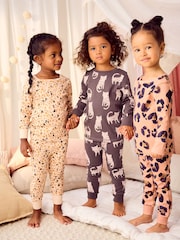 Animal neutre - Printed Snuggle Pyjamas 3 Pack (9mths-12yrs) - Image 2 de 9