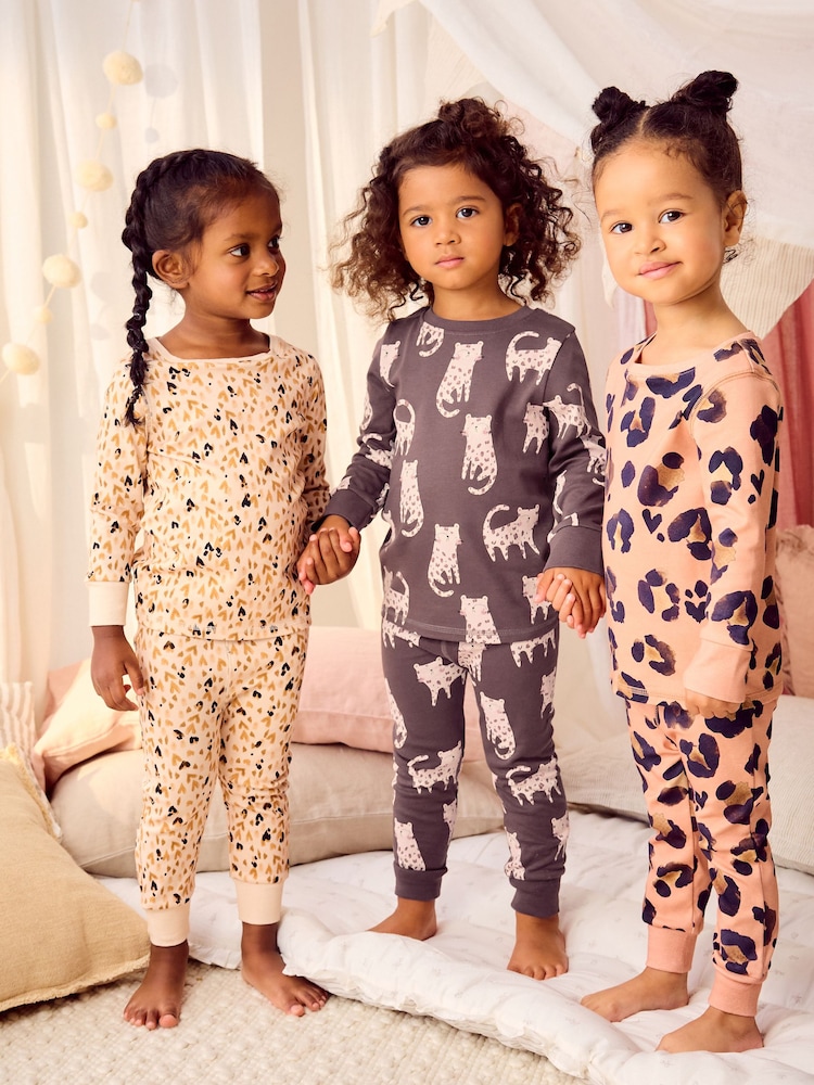 Animal neutre - Printed Snuggle Pyjamas 3 Pack (9mths-12yrs) - Image 2 de 9