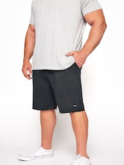 BadRhino Big & Tall Black Essential Joggers Shorts - Image 1 of 3