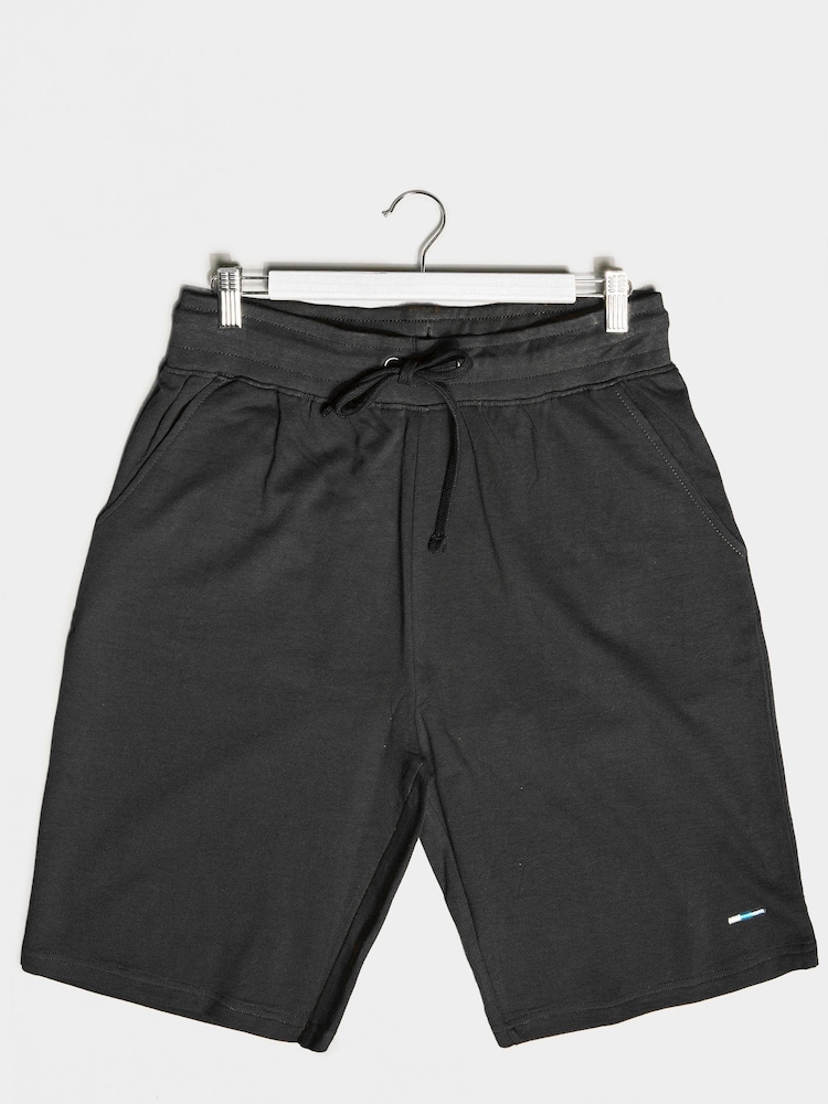 BadRhino Big & Tall Black Essential Joggers Shorts - Image 2 of 3