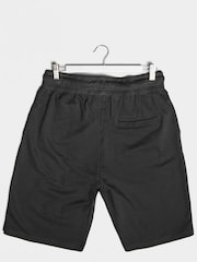 BadRhino Big & Tall Black Essential Joggers Shorts - Image 5 of 7