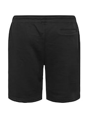 BadRhino Big & Tall Black Essential Joggers Shorts - Image 6 of 7