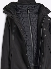 River Island Black Boys Parka Coat - Image 3 of 4