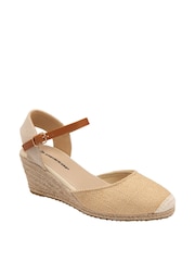 Dunlop Natural Wedges Espadrilles Sandals - Image 1 of 4