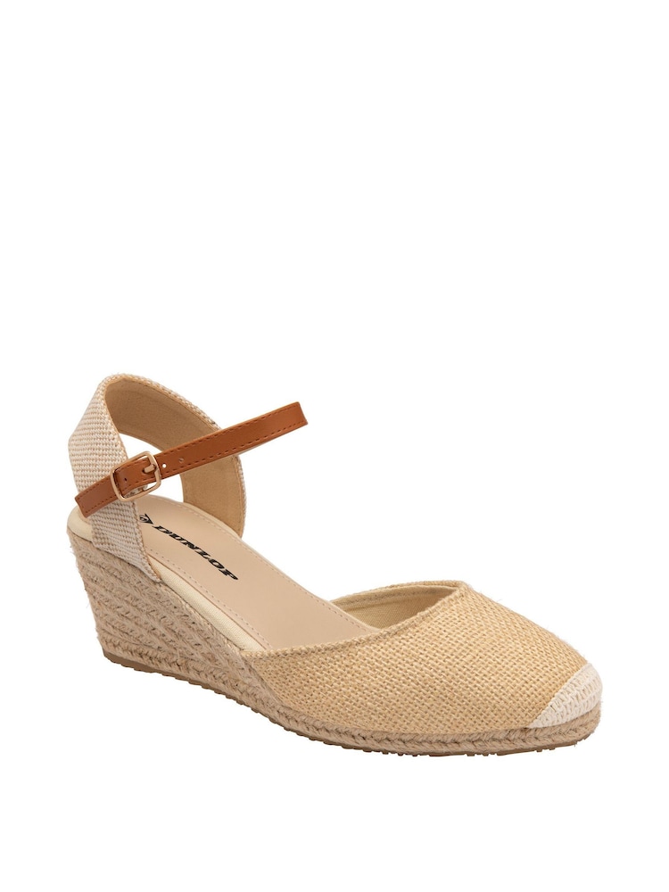 Dunlop Natural Wedges Espadrilles Sandals - Image 1 of 4