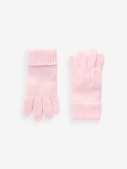 Pink Cable Cable Hat, Gloves and Scarf Set (3-16yrs) - Image 4 of 5
