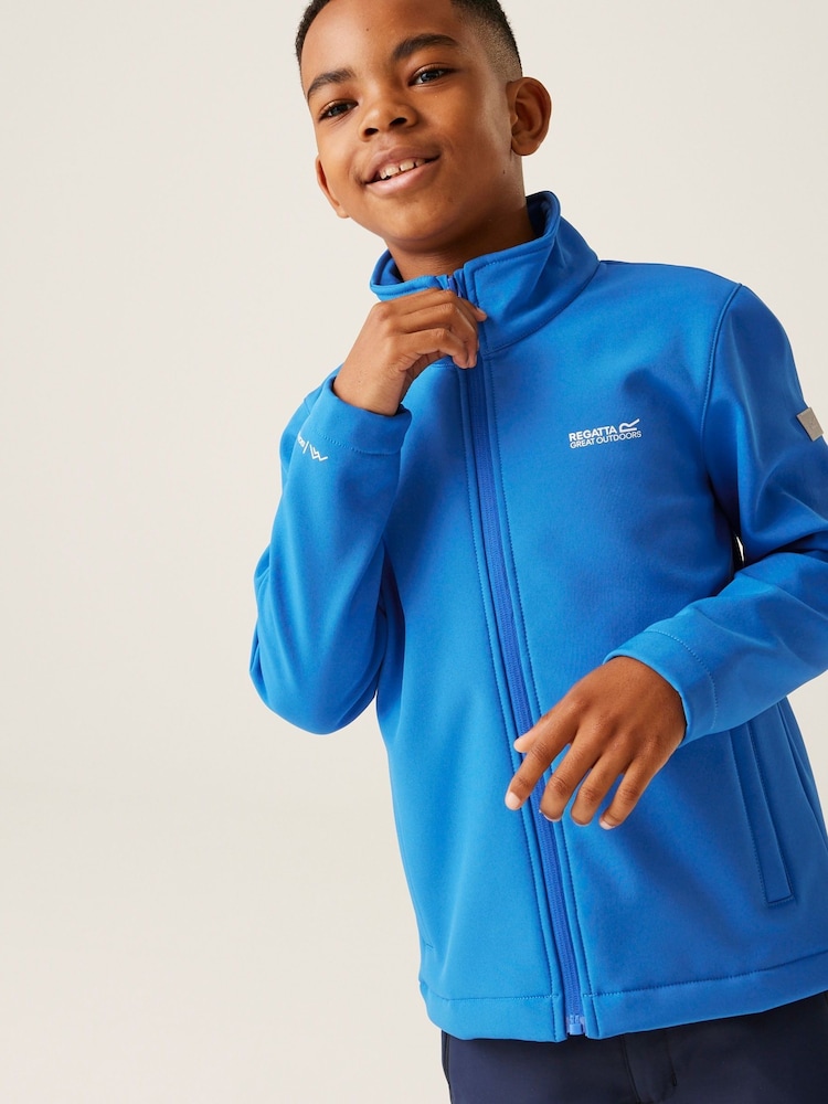 Regatta Blue Junior Cera Softshell Jacket - Image 2 of 7