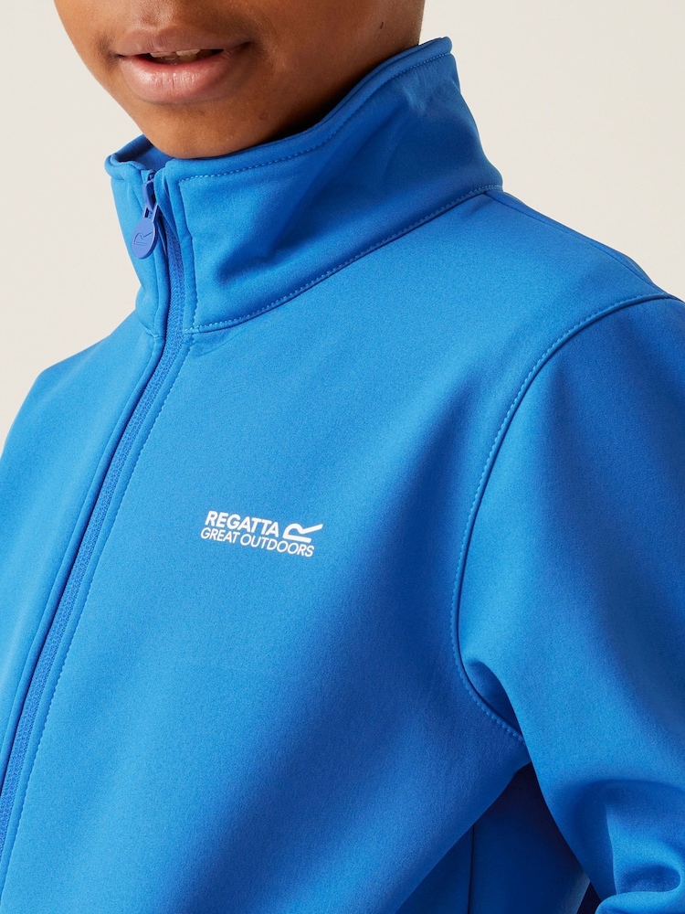 Regatta Blue Junior Cera Softshell Jacket - Image 4 of 7