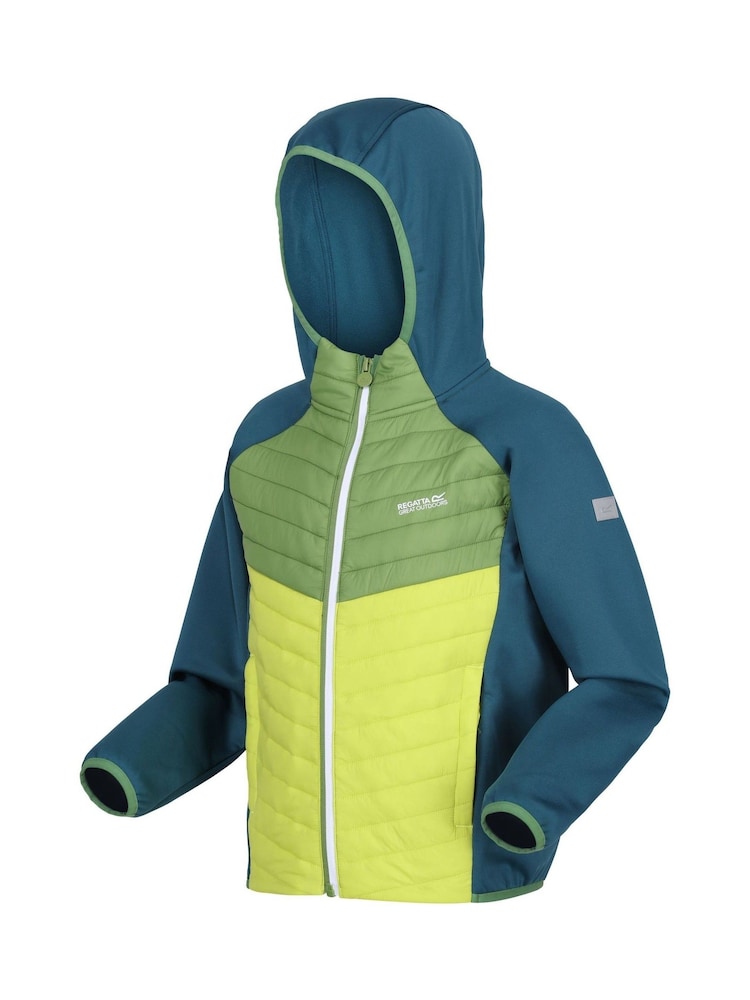 Цвет морской волны - Куртка с капюшоном Regatta Kielder Hybrid - Изображение 7 из 7