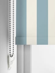 Laura Ashley Seaspray Blue Lille Stripe Made to Measure Roller Blind - Image 4 of 6