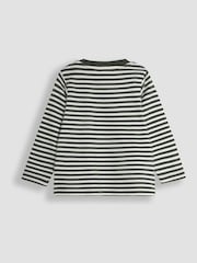 Traktoren-Print und Streifen, Stone - JoJo Maman Bébé Long Sleeve 2-Pack Tops - Bild 5 von 5