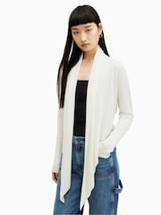 AllSaints White Wasson Pirate Cardigan - Image 4 of 9