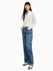 AllSaints White Wasson Pirate Cardigan - Image 5 of 9