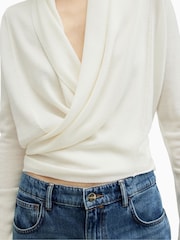 AllSaints White Wasson Pirate Cardigan - Image 7 of 9