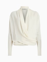AllSaints White Wasson Pirate Cardigan - Image 9 of 9