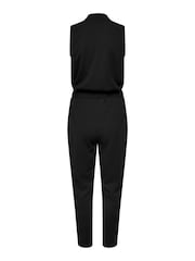 JDY Black Sleeveless Belted Jumpsuit - Image 6 of 6