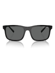 Armani Exchange Ax4145S Rectangle Black Sunglasses - Image 1 of 5
