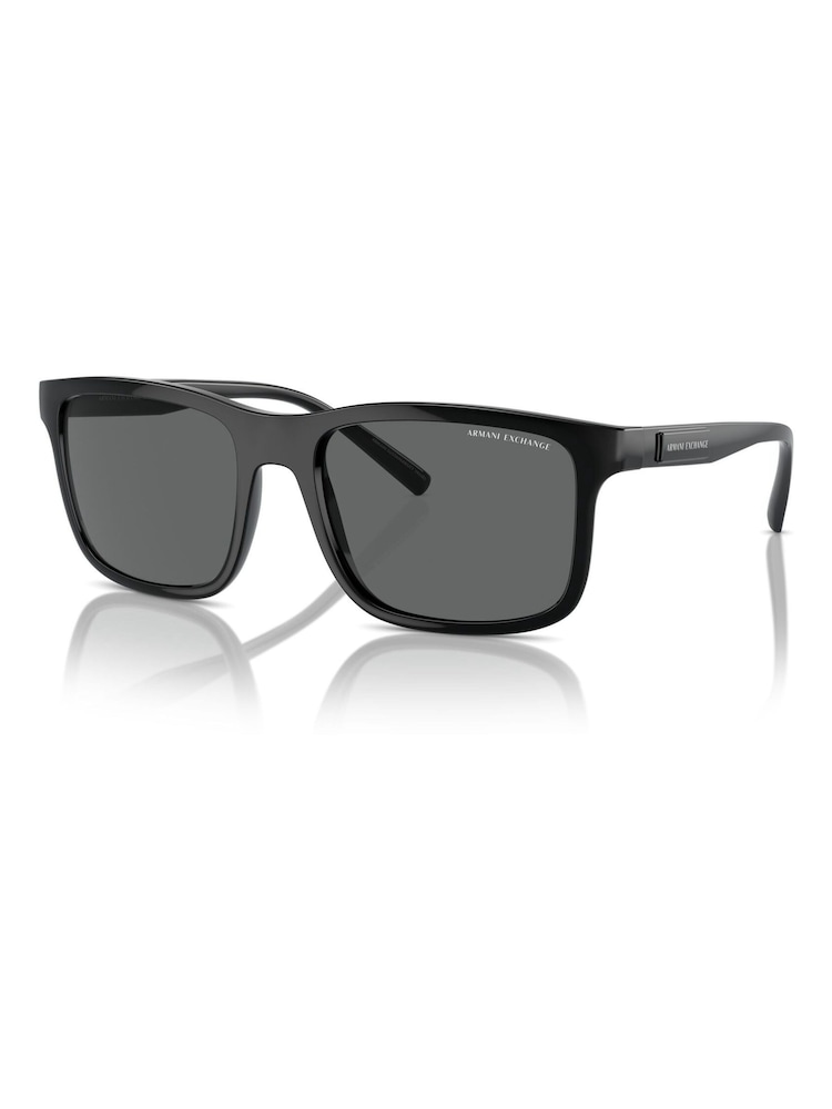 Armani Exchange Ax4145S Rectangle Black Sunglasses - Image 2 of 5