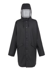 Regatta Black Trustan Longline PU Rain Jacket - Image 7 of 8