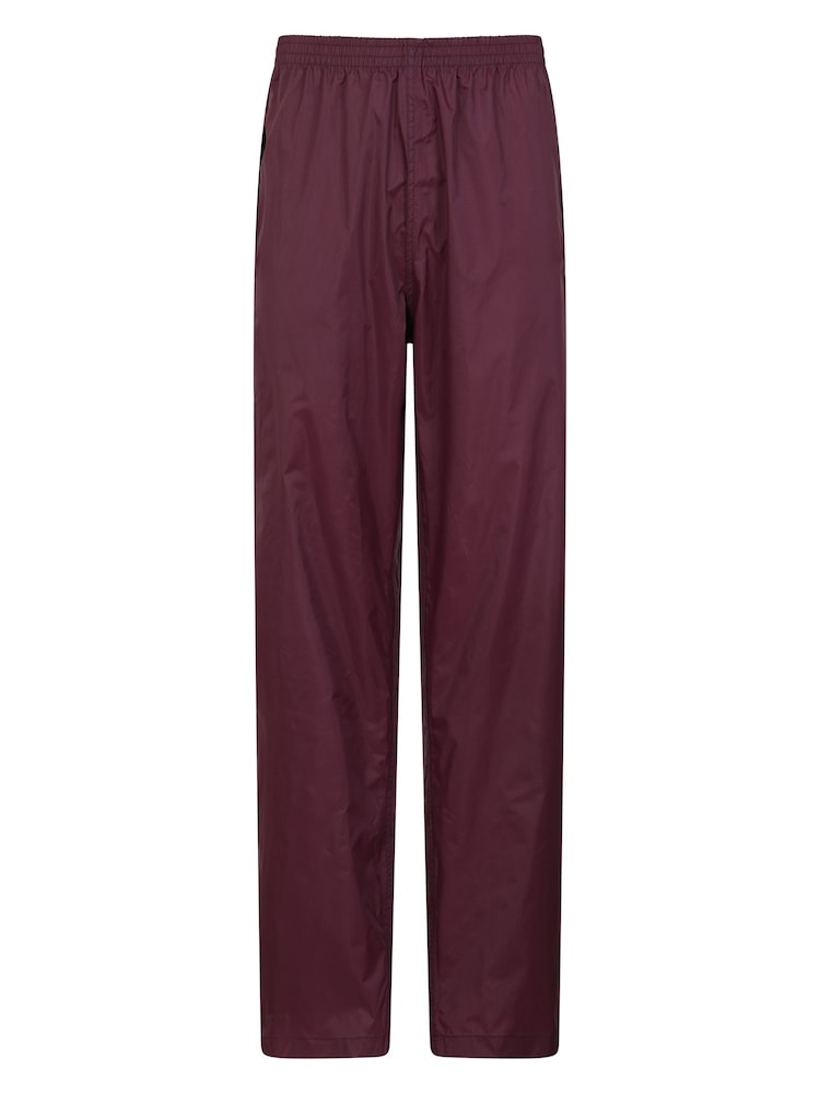 Purple - Mountain Warehouse Womens Pakka Waterproof Over Trousers - Image 1 of 6
